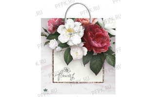 Пакет  36*37 "Тико.Симпатия" 100мкм с пластиковой ручкой 7590