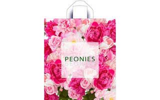 Пакет 38*42 "Джульетта.Изобилие пионов" 37мкм с петл.ручкой (цена за уп 50шт)