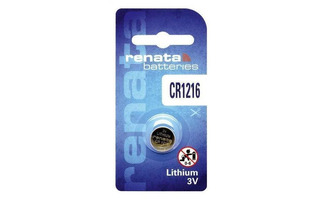 Батарейка Renata CR 1216 Li/Mn02,25mAh/3v