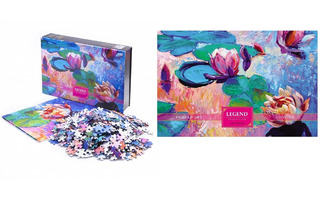 Пазлы Хатбер  500эл "LEGEND ART Series.Кувшинки" подароч.коробка+постер 500ПЗ2_25707