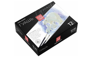 Гуашь 12 цв 20 мл "Изостудия" IZO-G12 Гамма (4729)