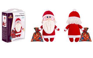 Набор для творчества "Miadolla.Игрушки.Дедушка Мороз" 30см NY-0157 с наполнит.