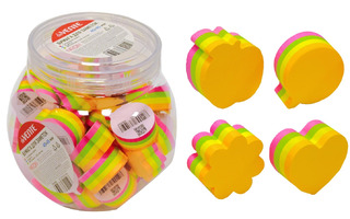 Липкий блок  45*45 "deVente" фигурный ассорти 200л 2010400