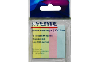 Набор стикеров "deVente" пастель  (50*12мм 4*100листов) 2011302
