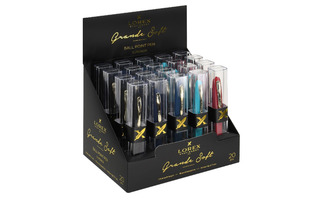 Ручка шариковая "Lorex .Grande soft" синяя 0,7мм ассорти LXOPGS-MIX