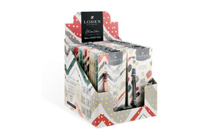 Ручка шариковая "Lorex .Pastel fauvism.Slim Chic" автомат синяя 0,7мм LXOPSC-PF2 ассорти