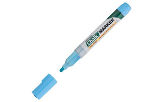 Маркер меловой "MunHwa" голубой  CM-02 3мм спиртовая основа 227221