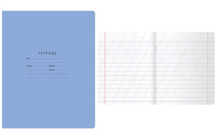 Тетрадь 12л "Отличная" косая линия голубая 70г/м2 Т5ск12 10594 BG