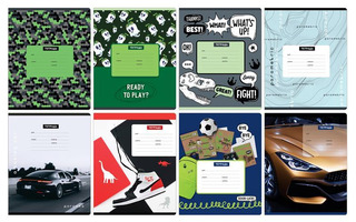 Тетрадь 12л "Mix-8. Мальчики" линия Т5ск12 11699 BG