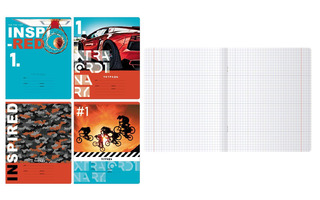 Тетрадь 12л "Inspired" клетка Т5ск12_вл 10026 BG