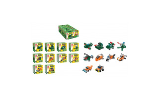 Конструктор пласт "Машинки.Военные.Спецтехника" 10 дет BRICK2106 383046