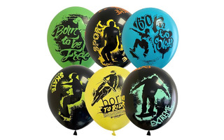 Шары 12" "Extreme Birthday" (25шт) 6077099