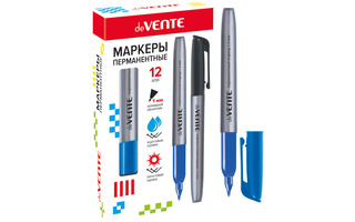 Маркер "deVente" синий пулевидный 1мм 5043801