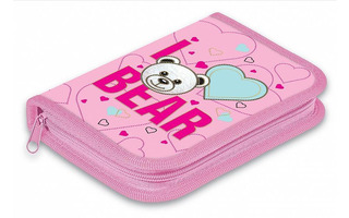 Пенал 1 отд "Мой мишка" 190*130 с откидной планкой NPn_35028 Hatber