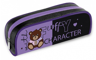 Пенал мягкий "Мой мишка" 210*80*40мм на молнии NPk_29137 Hatber