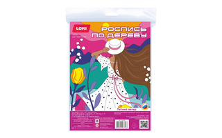 Набор для творчества "Роспись по дереву.Картина.Цветочное настроение.Летний ветер" 19*24см  Фр-002