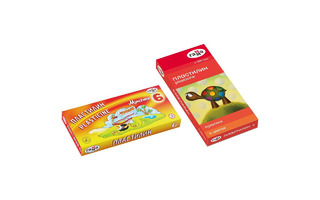 Пластилин  6 цв "Мультики" 120гр 280015 Гамма