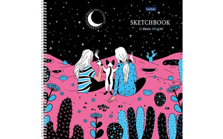 Скетчбук А3  32л "Под звездным небом" спираль 160г/м² 32Т3лAпс_27512 Хатбер