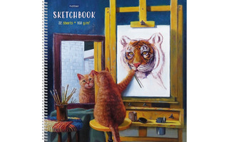 Скетчбук А3  32л "Узнай себя" спираль 160г/м² 32Т3лAпс_27913 Хатбер