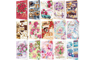 Открытка №770,1-01,1-41,1-46 , ОФК гигант А4,конверт, (блестки, фольга, конгрев)