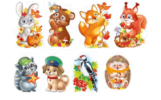 Плакат код 930 "Школа.Сад" фигурный