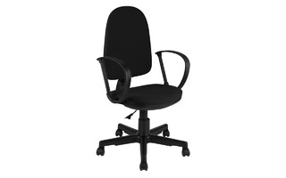 Кресло оператора Helmi HL-M30 "Престиж" ткань черная 342087 (под заказ)