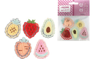 Декоративные украшения "deVente.Fruits" ткань 28*40мм-35*42мм 5шт 8130206