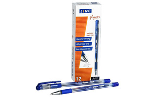 Ручка шариковая "Linc Glycer" синяя 0,7мм 1300RF/blue