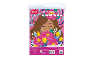Набор для творчества "Роспись по дереву.Картина.Цветочное настроение.Весенний букет" 19*24см Фр-001