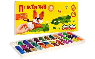 Пластилин 36 цв "Каляка-Маляка" 540гр ПКМ36-К