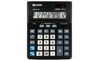 Калькулятор Eleven Business Line  12 разряд 155*205мм CDB1201-BK двойн.питание