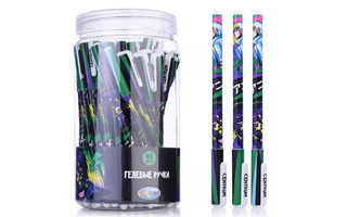 Ручка гелевая "Centrum.Аниме.Мальчики" синяя 0,5мм 70428