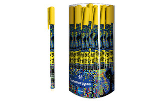 Ручка гелевая "Centrum.Кибермонстр" синяя 0,5мм Soft touch 70495