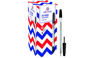 Ручка шариковая "deVente.Attomex" черная 0,7мм 5073321