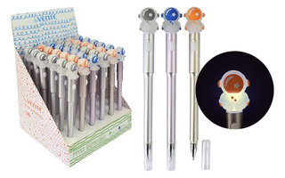 Ручка шариковая "deVente.Need More Space" на масляной основе синяя 0,7мм с подсв. 9021202