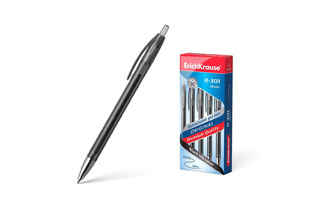 Ручка гелевая "Erich Krause.Original Gel Matic" автомат черная 0,5мм 46461