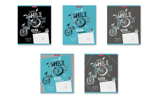 Тетрадь 18л "Bicycle Rider" клетка 58390 ErichKrause