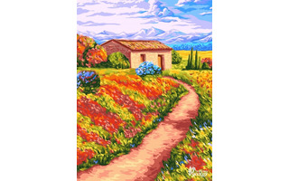 Картина для рисования по номерам "Ароматные дали" 40*50см А097 УЦЕНКА