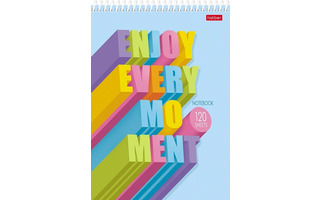 Блокнот А5  120л "Headline" спираль тон.блок 120Б5Впс_26510 072379 жесткая подложка Хатбер