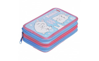 Пенал 3 отд "Пушистики" на молнии 190*110мм NPn_40101 Хатбер