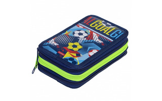 Пенал 3 отд "Goal!" на молнии 190*110мм NPn_40108 Хатбер