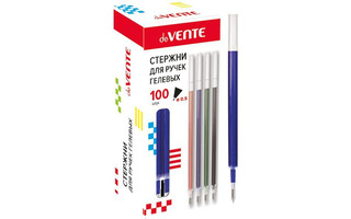 Стержни гелевые 130мм 0,5мм синий deVente 5053700