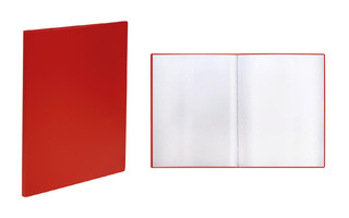 Папка  30 файлов "СТАММ" 17мм 500мкм ММ-32203 красная