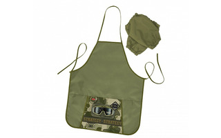 Накидка для труда "Милитари" с нарукавниками 1 карман 53*44см Hatber NFn_42199 078440