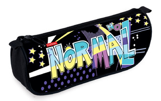 Пенал косметичка "No normal" 200*95*50мм на молнии NPk_60265 Хатбер