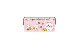 Пенал мягкий К-10 "Утка и зайка" большой 200*90