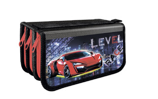 Пенал 3 отд ПО-611 "Уровень скорости" большой фольга 190*105