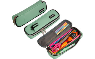 Пенал косметичка "deVente.Private.Мятный" 22*6*4см иск.кожа молния 1отд. 1карман 7023308