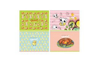 Альбом для рисования 16л "Веселые зверюшки" скоба АР4ск16 11807 BG