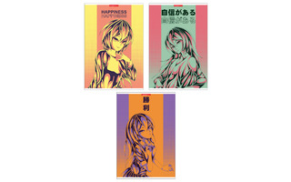 Тетрадь А4  80 л "Аниме.Девушка" клетка лак 13621/3 АкХолд